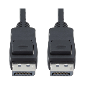 Tripp Lite DisplayPort 1.4 Cable with Latching Connectors, 8K (M/M), Black, 1 ft. (0.31 m) — Being Shipped