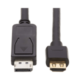 Tripp Lite DisplayPort 1.2 to HDMI Active Adapter Cable (M/M), 4K 60 Hz, HDR, Secure-Grip Plugs, Black, 10 ft. (3.1 m) — Being Shipped