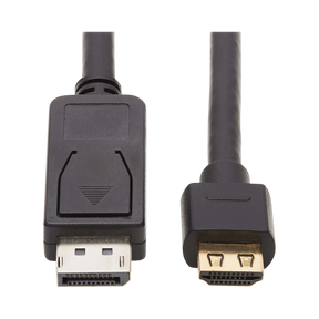Tripp Lite DisplayPort 1.2 to HDMI Active Adapter Cable (M/M), 4K 60 Hz, HDR, Secure-Grip Plugs, Black, 10 ft. (3.1 m) — Being Shipped