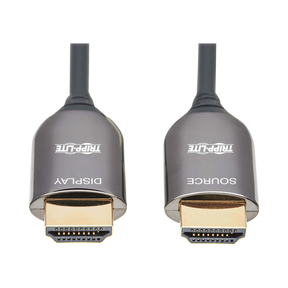 Tripp Lite 8K HDMI Plenum-Rated Fiber Active Optical Cable (AOC), 8K UHD @ 60 Hz, HDR, M/M, Black, 10 m (33 ft.) — Being Shipped