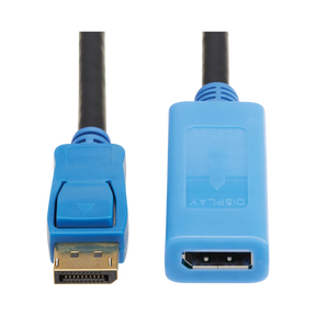 Tripp Lite DisplayPort Extension Cable with Active Repeater & Latching Connector (M/F), 8K 60 Hz, HDR, 4:4:4, HDCP 2.2, 9 ft. (2.7 m), TAA — Being Shipped