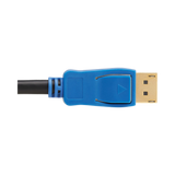 Tripp Lite DisplayPort Extension Cable with Active Repeater & Latching Connector (M/F), 8K 60 Hz, HDR, 4:4:4, HDCP 2.2, 9 ft. (2.7 m), TAA — Being Shipped