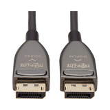 Tripp Lite DisplayPort Active Optical Cable (AOC), 8K 60 Hz (M/M), CL3 Rated, Latching Connectors, Black, 30 m (98 ft.) — Being Shipped