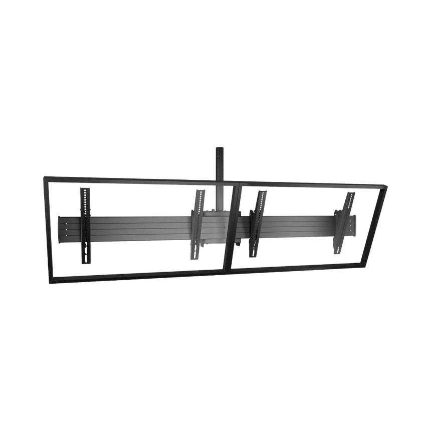 Chief FUSION Large Ceiling-Mounted 2 x 1 Menu Board Mount (Black) — Being Shipped