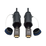 Tripp Lite High-Speed Armored HDMI Fiber Active Optical Cable (AOC) with Hooded Connectors & Reel, 4K @ 60 Hz, HDR, IP68, M/M, Black, 70 m (230 ft.) — Being Shipped