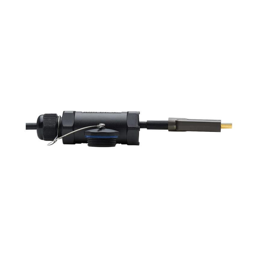 Tripp Lite High-Speed Armored HDMI Fiber Active Optical Cable (AOC) with Hooded Connectors & Reel, 4K @ 60 Hz, HDR, IP68, M/M, Black, 70 m (230 ft.) — Being Shipped
