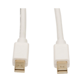 Tripp Lite Mini DisplayPort Cable, 4K 60Hz (M/M), White, 6 ft. (1.8 m) — Being Shipped