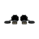 Tripp Lite High-Speed HDMI Cable (M/M), 4K 60 Hz, HDR, Industrial, IP68, Hooded Connectors, Black, 12 ft. — Being Shipped