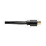 Tripp Lite High-Speed HDMI Cable (M/M), 4K 60 Hz, HDR, Industrial, IP68, Hooded Connector, Black, 12 ft. — Being Shipped