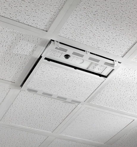 Chief Plenum Rated Ceiling Enclosure Storage Box (White, 2x2') — Being Shipped