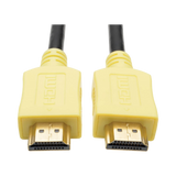 Tripp Lite High-Speed HDMI Cable, Digital Video & Audio, UHD 4K (M/M), Yellow, 6 ft. (1.83 m) — Being Shipped