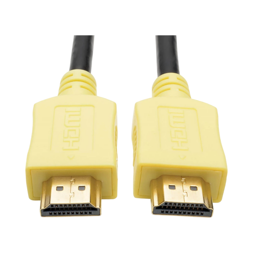 Tripp Lite High-Speed HDMI Cable, Digital Video & Audio, UHD 4K (M/M), Yellow, 6 ft. (1.83 m) — Being Shipped