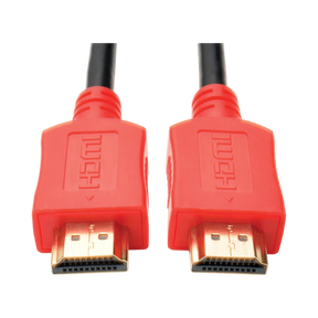 Tripp Lite High-Speed HDMI Cable, Digital Video and Audio, UHD 4K (M/M), Red, 6 ft. (1.83 m) — Being Shipped