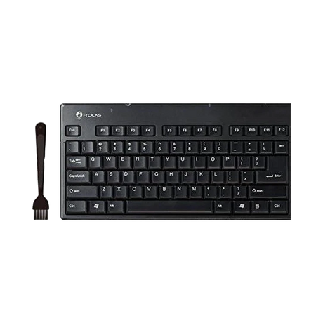 I-Rocks Washable 104 Key Keyboard (Black) — Being Shipped