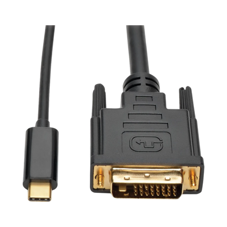 Tripp Lite USB-C to DVI Active Adapter Cable (USB-C to DVI-D Dual Link M/M), 3 ft. (0.9 m) — Being Shipped