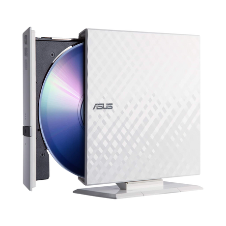 ASUS 8x External USB 2.0 DVD±RW/CD-RW Drive (White) — Being Shipped