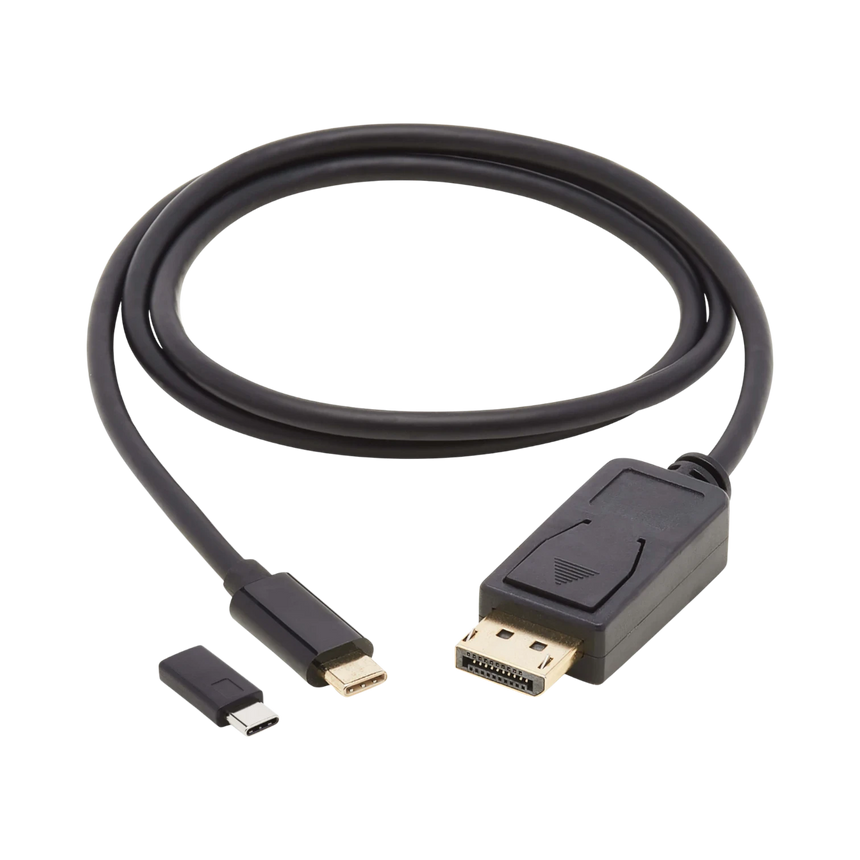 Tripp Lite USB-C to DisplayPort Bi-Directional Active Adapter Cable (M/M), 4K 60 Hz, HDR, Locking DP Connector, 3 ft. (0.9 m) — Being Shipped