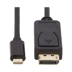 Tripp Lite USB-C to DisplayPort Bi-Directional Active Adapter Cable (M/M), 4K 60 Hz, HDR, Locking DP Connector, 3 ft. (0.9 m) — Being Shipped