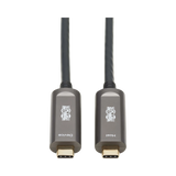 Tripp Lite USB-C AOC Cable (M/M), USB 3.2 Gen 2 (10 Gbps) Plenum-Rated Fiber Active Optical Cable, Data Only, Backward Compatible, Black, 10 m (33 ft.) — Being Shipped
