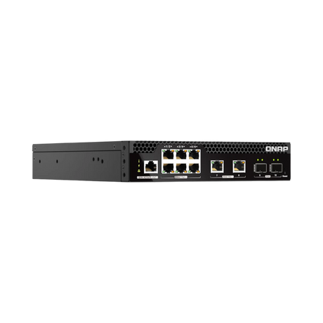 QNAP QSW-M2106PR-2S2T 10-Port PoE++ Compliant 10Gb/2.5Gb Managed Network Switch — Being Shipped