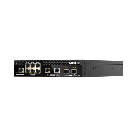 QNAP QSW-M2106PR-2S2T 10-Port PoE++ Compliant 10Gb/2.5Gb Managed Network Switch — Being Shipped