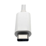 Tripp Lite USB-C to VGA Adapter with PD Charging, White — Being Shipped