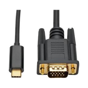 Tripp Lite USB-C to VGA Active Adapter Cable (M/M), Black, 6 ft. (1.8 m) — Being Shipped