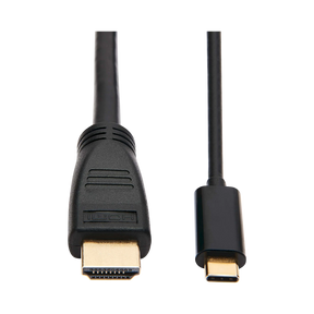 Tripp Lite USB-C to HDMI Active Adapter Cable (M/M), 4K 60 Hz, 4:4:4, HDCP 2.2, Mid-Cable Adapter, Black, 6 ft. (1.8 m) — Being Shipped