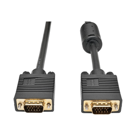 Tripp Lite VGA High-Resolution RGB Coaxial Cable (HD15 M/M), 3 ft. (0.91 m) — Being Shipped