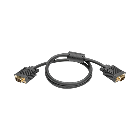 Tripp Lite VGA High-Resolution RGB Coaxial Cable (HD15 M/M), 3 ft. (0.91 m) — Being Shipped