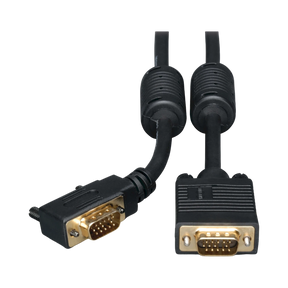Tripp Lite VGA High-Resolution RGB Coaxial Cable (HD15 M/M), Right-Angle Connector, 6 ft. (1.83 m) — Being Shipped
