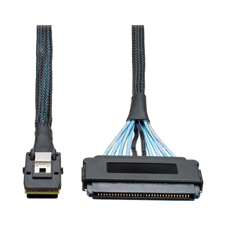 Tripp Lite Internal SAS Cable, mini-SAS (SFF-8087) to 4-in-1 32pin (SFF-8484), 3-ft (0.91 m) — Being Shipped