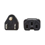 Tripp Lite Power Cord, NEMA 5-15P to C15, Heavy-Duty, 15A, 125V, 14 AWG, 8 ft. (2.43 m), Black — Being Shipped