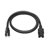 Tripp Lite Power Cord, NEMA 5-15P to C15, Heavy-Duty, 15A, 125V, 14 AWG, 8 ft. (2.43 m), Black — Being Shipped