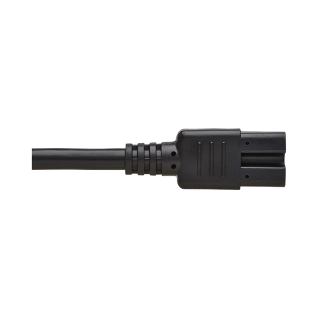 Tripp Lite Power Cord, NEMA 5-15P to C15, Heavy-Duty, 15A, 125V, 14 AWG, 8 ft. (2.43 m), Black — Being Shipped