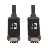 Tripp Lite Thunderbolt 3 Active Cable (M/M), 40 Gbps, 5A 100W Power Delivery, 4K/60 Hz, 1M (3.28 ft.), Black — Being Shipped