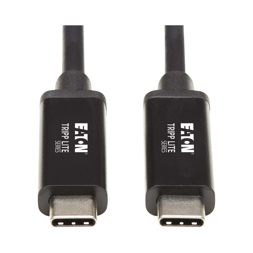 Tripp Lite Thunderbolt 3 Active Cable (M/M), 40 Gbps, 5A 100W Power Delivery, 4K/60 Hz, 1M (3.28 ft.), Black — Being Shipped