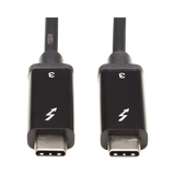 Tripp Lite Thunderbolt 3 Active Cable (M/M), 40 Gbps, 5A 100W Power Delivery, 4K/60 Hz, 1M (3.28 ft.), Black — Being Shipped