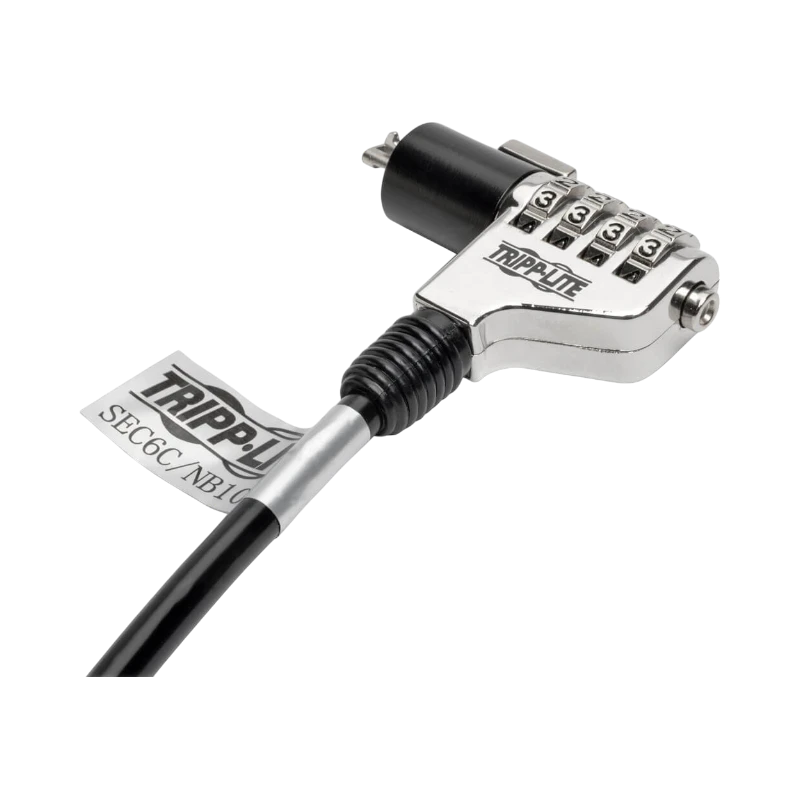 Tripp Lite Security Lock for Laptops and Peripherals, 4-Digit Combination, 6 ft. (1.83 m) Cable — Being Shipped