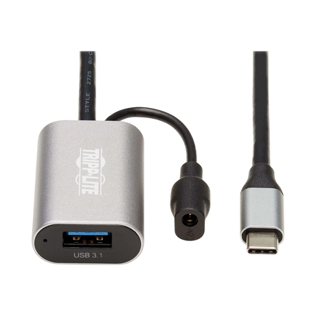 Tripp Lite USB 3.2 Gen 1 Active Extension Cable, USB-C to USB-A (M/F), 5 Gbps, Data Only, 5 m (16.4 ft.) — Being Shipped