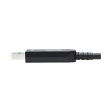 Tripp Lite USB-A to USB-C AOC Cable (M/M), USB 3.2 Gen 2 (10Gbps) Plenum-Rated Fiber Active Optical, Data Only, Backward Compatible, Black, 15 m (49 ft.) — Being Shipped