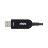 Tripp Lite USB-A to USB-C AOC Cable (M/M), USB 3.2 Gen 2 (10Gbps) Plenum-Rated Fiber Active Optical, Data Only, Backward Compatible, Black, 15 m (49 ft.) — Being Shipped