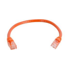 C2G 0.5ft (0.15m) Cat6a Snagless Unshielded (UTP) Ethernet Network Patch Cable, Orange — Being Shipped
