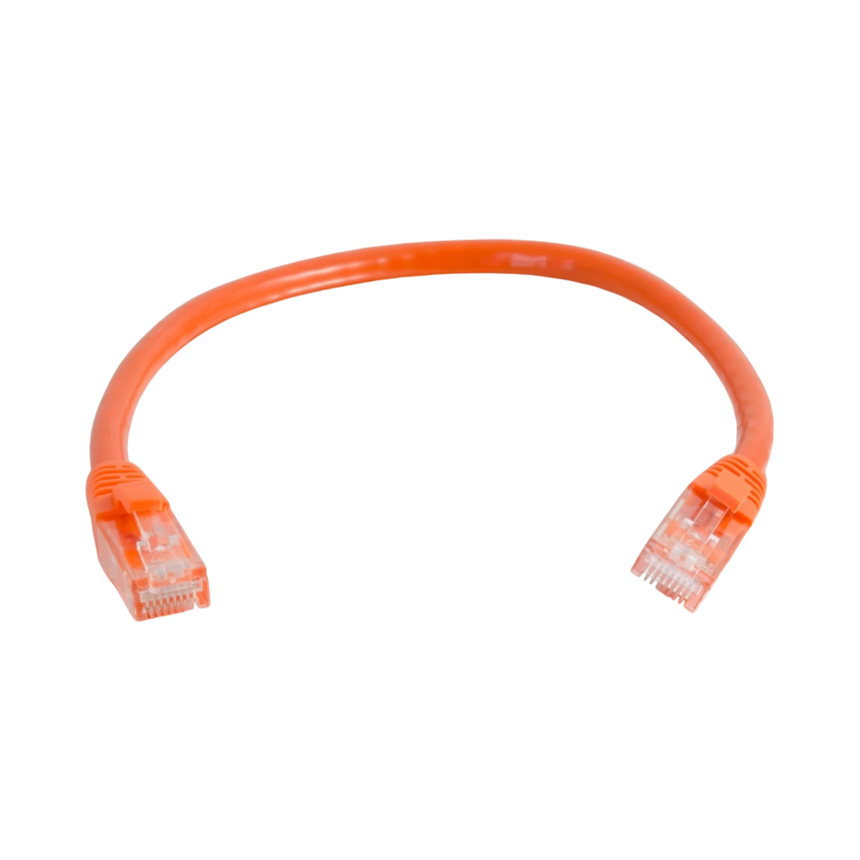 C2G 0.5ft (0.15m) Cat6a Snagless Unshielded (UTP) Ethernet Network Patch Cable, Orange — Being Shipped