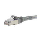C2G 1ft (0.3m) Cat6a Snagless Shielded (STP) Ethernet Network Patch Cable, Gray — Being Shipped