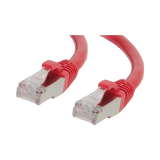 C2G 1ft (0.3m) Cat6 Snagless Shielded (STP) Ethernet Network Patch Cable, Red — Being Shipped