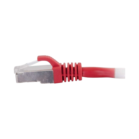 C2G 25ft (7.6m) Cat6 Snagless Shielded (STP) Ethernet Network Patch Cable, Red — Being Shipped