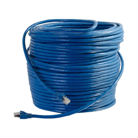 C2G 200ft (61m) Cat6 Snagless Solid Shielded Ethernet Network Patch Cable, Blue — Being Shipped