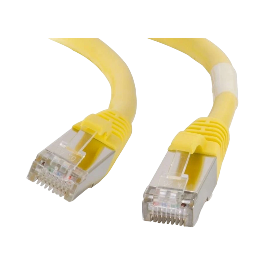 C2G2ft (0.6m) Cat6 Snagless Shielded (STP) Ethernet Network Patch Cable, Yellow — Being Shipped