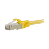 C2G2ft (0.6m) Cat6 Snagless Shielded (STP) Ethernet Network Patch Cable, Yellow — Being Shipped